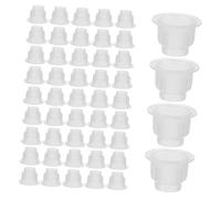 BESTYASH 200piezas Tapón De Botella De Aromaterapia Transparente Reemplazo Para Tapa De Aceite Esencial Para Cañas De Adecuado Para Botellas De Abertura De Coche o Hogar