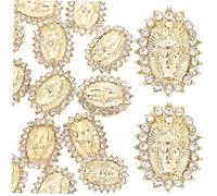 BESTYASH 20piezas Adornos Para Uñas De Diseño Religioso Por Paquete Decoraciones Para Manicura y Manualidades Para Mujer y Niña