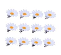 BESTYASH 20piezas Horquillas De Margaritas Pelo De Flores Artificiales Pasadores Cabello Tocado De Flores Para Fotos De Fiesta Decoración De Peinado