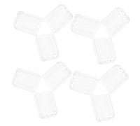 BESTYASH 20piezas Tapa Protectora para Cabezas De Cepillos De Dientes Eléctricos Cubiertas Transparentes para Cepillos Protección Suciedad