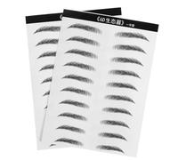 BESTYASH 2hojas Parche Para Cejas Efecto Pelo Resistentes Al Agua Duración Larga Fácil De Usar Para Mujeres