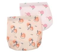 BESTYASH 2piezas Bolsa De Maquillaje para Mujer De Pouches Mini Organizadores De Cosméticos Diseño Divertido De Leche y Melocotón o Mochila