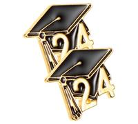 BESTYASH 2piezas Broches De Sombrero De Graduación Pin Decorativo Para Celebraciones Estudiantil Broche Para Fiestas y Eventos