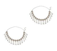 BESTYASH 2piezas Cadena De Cintura De Rhinestone Elegante Joyería Creativa Para Cintura Para Vestidos y Trajes Accesorio De Moda Para Mujer
