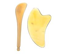BESTYASH 2piezas De Masaje Placas De Raspado y Barra De Tendón Para Masaje Facial y Para Relajación y Personal