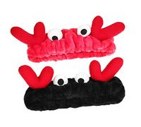 BESTYASH 2piezas Diadema De Asta De Ciervo De Cosmética Para Mujer Diademas Decorativas Cuidado Piel Para Lavarse La Cara Casa