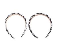 BESTYASH 2piezas Diadema Retro de Vaca Ala Ancha Accesorios Cabello para Mujer Diadema de Vaca para Uso Diario Aros Pelo