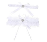 BESTYASH 2piezas Garter De Novia De Encaje Para Boda Ajustables Para Mujeres Accesorio De Bodas y Para Prom y Cosplay
