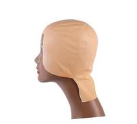 BESTYASH 2piezas Gorro Calvo De Látex Tocado De Cosplay Para Disfraz De Monje Adulto Para Halloween y Actuaciones