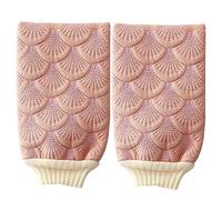 BESTYASH 2piezas Guante De Baño Exfoliante Diseño De Guantes De Ducha Para Masaje De Espalda Para Baño y Spa