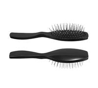 BESTYASH 2piezas Peine para Peluca de Acero Cepillo Portátil Antiestático para Extensiones de Cabello Sintético Mango Ergonómico para Peinar Cabello Liso y Ondulado