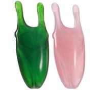 BESTYASH 2piezas Tabla de Raspar Cuerpo de Resina Herramienta Guasha para Masaje Linfático Raspador Corporal Multiusos para Uso Salón y Hogar