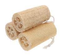 BESTYASH 3 Cepillos Exfoliantes Esponja Vegetal de Lufa Natural Cuidado Corporal Fuerte Poder de Limpieza para Ducha y Baño Adecuado para Hombres y Mujeres