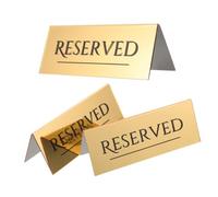 BESTYASH 3 Piezas Letreros para Bodas de Mesa para Reservas de Asiento para Restaurantes y Conferencias