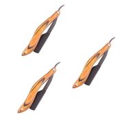 BESTYASH 3 Piezas maquinilla de afeitar hoja única Hombres maquinillas de afeitar kit de para hombre afeitadoras faciales herramienta moldeadora de barba estadía Acero inoxidable