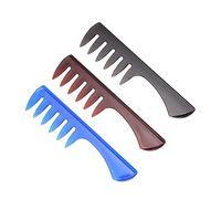 BESTYASH 3 Piezas Peine para Peinar Profesional de Hombre Peine de Laca Cabello Dientes Anchos Horquilla Hogar y Peluquería