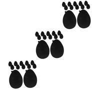 BESTYASH 3 Series Adhesivos Para Antideslizante Taloneras Único Plantillas De Hombres Slip Cojines De Agarres Antideslizantes Para Zapatos Resina De Vinilo Negro 6 Pares*3