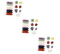 BESTYASH 3 Series Piedra De Yoga De Cristal Crystals Cuarzo Para Decoración Hogar Piedras De Cristales Colección Piedra Natural Artesanías De Piedra De Cristal Natural 14 Piezas X 3