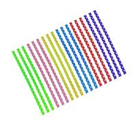 BESTYASH 300piezas Cierre De Bolsas De Plástico y Alambre Para Galletas Color Mezclado Cintas Para Manualidades y Almacenamiento