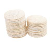 BESTYASH 36piezas Toalla De Baño De Lufa Discos Esponja Vegetal Para Limpieza Baño