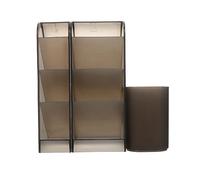 BESTYASH 3piezas Caja De Almacenamiento De Oficina Soporte Para Pinceles Diseño Ahorra Espacio