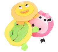 BESTYASH 3Piezas Esponja Vaca Suave Cuidado del Niño Niña Hora Irritación