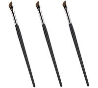 BESTYASH 3piezas Kit Delineador Corrector Sombrilla Ojos Corrector Cejas Pinceles Maquillaje Para Mango Resistente Fácil De Limpiar