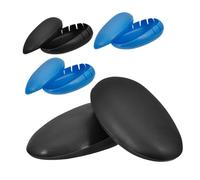 BESTYASH 4 Pares Máscaras de orejas desecadas cabello teñir color orejeras para secador de pelo gorros de ducha orejeras para salón cubierta de silicona para los oídos gel de sílice