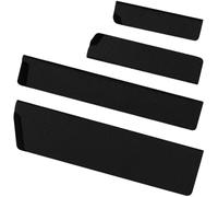 BESTYASH 4 Piezas Funda Protectora para Cuchillos de Cocina, Portátil | Cloth Flocking y Abs, Superficie Lisa, para Cajón y Viaje, Organizada y Segura