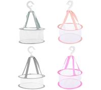 BESTYASH 4 Piezas Organizador de Secado Malla de Maquillaje y Accesorios Canasta Colgante Esponjas