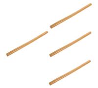 BESTYASH 4 Piezas Palo De Masaje De Bambú. Reflexología Cuello y Hombro Punto De Ruptura Cuello y Espalda Cuerpo Músculo Brazos Palo De Rodillo Muscular Ser Mano Liso Caqui