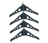 BESTYASH 4 Piezas Soporte de Árbol de Navidad Artificial Base Estable y Duradera Accesorio Decorativo para Fiestas Color Verde Compatible con Árboles de Diseño Elegante y Funcional