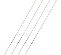 BESTYASH 4 Piezas Tira Calefactora para Máquina de Sellado, Cable Calefactor de Repuesto, 337mm X 3mm, Níquel-cromo, Plata, para Bolsa y Selladora Térmica