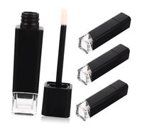 BESTYASH 4 piezas Tubos Brillo Labios Vacíos Contenedores Plásticos Cosméticos Mujeres DIY Lip Balm Seguro Ligero