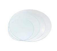 BESTYASH 4 Tapas de Vaso de Precipitados de Vidrio de Reloj Engrosado Resistente a Altas Temperaturas 4 Tamaños 60Mm 75Mm 90Mm 100Mm Accesorios para Laboratorio Químico Escolar y