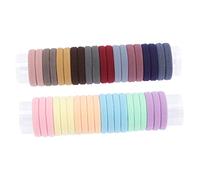 BESTYASH 40piezas Banda Cabello Pequeña de Goma Coleteros para Mujer y Niñas Gomas Elásticas Resistentes para Uso Diario el Cabello