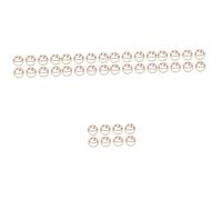 BESTYASH 40piezas Clips De Zinc Aleación Para Bufanda Broches Creativos Para Ropa y Accesorios De Moda Anillos y Hebillas Multifuncionales Para Mujeres Para Decorar Chalecos y Bufandas