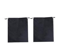 BESTYASH 4piezas Bolsas De Almacenamiento De Zapatos De No Tejida Cordón para y Organizador De Zapatos y Accesorios Color Negro