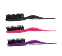 BESTYASH 4piezas Cepillo Pelo Cepillo De Cerdas De Jabalí Para Cardar Unidades Color Aleatorio Para Peluquería