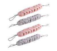 BESTYASH 4piezas Esponjas De Baño Unidades Exfoliantes Corporales Hechas De Material Natural Para Baño y Hogar