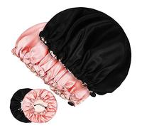 BESTYASH 4piezas Sombrero De Seda Regulable Gorro De Satén Para Mujer Pañuelo De Seda Para Dormir Cabello Para