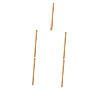 BESTYASH 5 Piezas Palo De Masaje De Bambú. Cuerpo Músculo Rodillos Portátil Herramienta De Masaje Hacia Relajación Gancho Adaptar Cuello y Espalda Light Brown