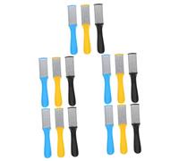 BESTYASH 5 Series Amoladora De Estribos Agrietado Removedor De Piel Muerta Del Pie Herramienta De Archivo De Pie Raspador De Talón Removedor De La Piel Duro Acero Inoxidable 3 Piezas X 5