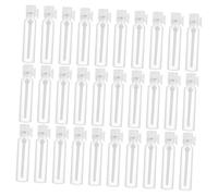 BESTYASH 50 Piezas Botella De Perfume Frasco De Vidrio Frascos De Vidrio Vacíos Para Cosméticos Envases De Viaje Tapa Abatible Para Cuidado Piel