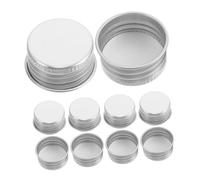 BESTYASH 50 tapones de rosca, tapas de aluminio herméticas de repuesto para botellas de cristal, cierres a prueba de fugas para depósitos de líquidos, versátiles