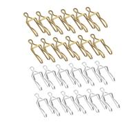 BESTYASH 50piezas Clips para Cadena De Reloj De Bolsillo Accesorios De DIY Ganchos para Manualidades Compatible con Cadenas De Reloj Pantalones y Vaqueros