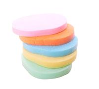 BESTYASH 50Piezas Esponjas de Limpieza Facial Coloridas Bambú y Naturales para Exfoliación y Limpieza Profunda de