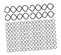 BESTYASH 50piezas Horquilla Espiral Negra Sin Rayar Para Moño Pinzas Cabello Resorte Estilo Novia Para Crear Peinados Moño