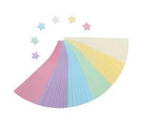 BESTYASH 540 Tiras de Papel de Estrella Suerte para Origami, Papel de Colores Varios, Adecuado para Manualidades Creativas y Actividades Padres E Hijos