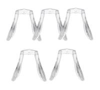 BESTYASH 5piezas Almohadillas De Silicona Para Nariz Gafas De Niño Niña Suaves Protectores Anti-deslizantes Reemplazo Puente Nasal Transpirable Para Montura